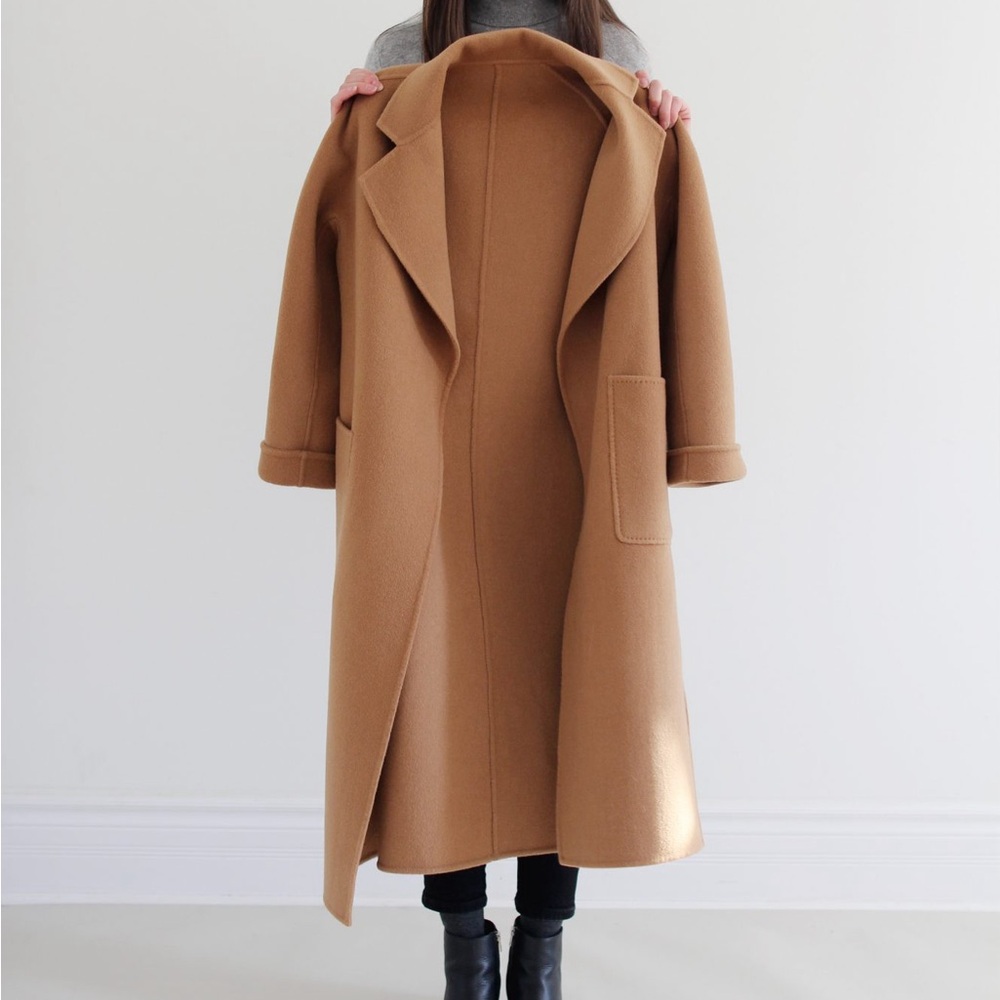 The Curated Original Classic Coat Camel 70% Wool 30% Cashmere